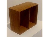 Wood grain open ended box by Srblc