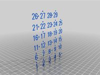 Number insets for Hyperbolic 29 puzzle tiles by henryseg
