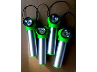 "Grünkopf" Greenhead LED lamp 18650 battery by akosboda