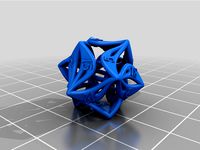 Curlicue 20-Sided Dice by hyperspacedesign