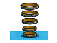 The Ten Rings _ Arm Bracers [Shang-Chi: The Legend of the Ten Rings] by christus_the_nick