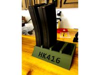 HK416 - M4 Airsoft Soporte cargadores by Jago13