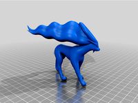 3D Imprimir Pokémon Raikou Enshi Suicune Modelo Toy, GK personalizar a cor,  três Pokémon sagrados, 1