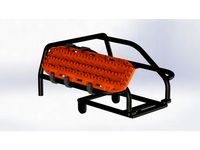 WPL C24 Honcho Cage Traction Board Mount by TS-Designs