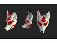 Kitsune mask by Fanaatti