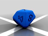 D10 Polyhedral Die Round edges by Mattia_w