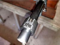 Martini Henry rifle clamp-on front sight holder w/ adjustable front sight inserts by magr2704