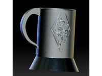 Skyrim Dragon Tankard by SpaceLord87
