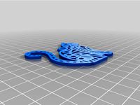 Cat Keychain (Llavero gato) fixed by Sebastian_v650