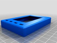 Case Raspberry Pi Zero and Waveshare 2"7 e-paper with buttons by tluhosep