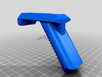 KeyMod angled front grip for M4 / TMC / ... magwell by RoyDerWolf