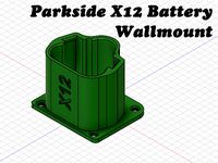 Parkside X12 Battery Wallmount by BigFunkyMan