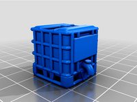 Bulk Fluid storage crate by warmarine759