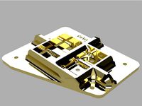 Garmin Panoptix PS31 Forward Transducer reinforcement plate - DMD by _Ymir_