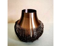 Experimental furry vase by Namurei