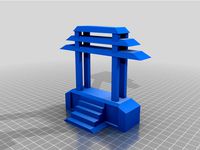 Japanese style arch For Dungeons and dragons  by harriman101