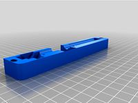 Quarter inch parametric wrench shelf (OpenScad) by Eugene3D