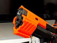 Custom Priming Handle (Foam Blasting pistol - The Gecko) + AK 12 inspired Front Grip  by oki777