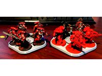 Locking Unit Trays (Star Pattern) by SuperMechaCow