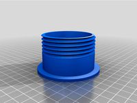 Desk Grommet, threaded (parametric) Extended by TempestWales