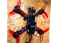 SIMPLE QUAD WALL HOLDER by Badassdrones