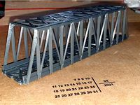 Pont Métallique Echelle Z (1/220) compatible fixation Marklin by Poups78