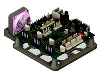 Duet 3 Expansion 3HC Mount with 4010 Fan by Findlerman