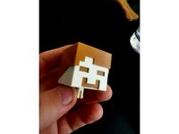 Minecraft Steve (snap together) - Head with Hair remix by knoodrake