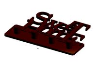 Sweet home - key holder by marcelox69