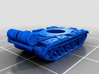 6mm T-54 / T-55 MBT by Daritus