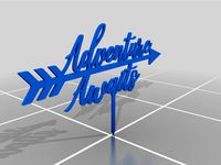 cake topper adventure awaits by PaniniTheCat