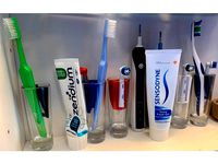 Ikea Gråsej Toothbrush stand by borren