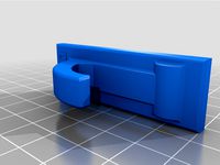 Racking keyhole coat hook - Rapid 1 system tight fit by DAR01
