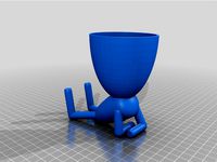 Yoga Planter Sleeping by ramuswa