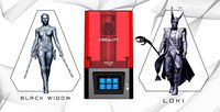 Creality Resin 3D Printer + Loki + Black Widow