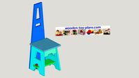 Mission style hall chair