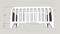 Cuna bebe para corte CNC