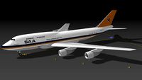 SAA - South African Airways 747-334 'Johannesburg' (1987)