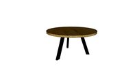 Table PAMPELONNE en chêne - pied trepied 10x5