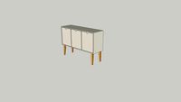 TOK STOK - BUFFET LIN 3 PORTAS 1,20 M X 35 CM