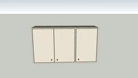 TOK STOK - ARMÁRIO SUPERIOR LIN 1,20 M 3 PORTAS