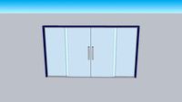 Double Slide Glass Doors (Non-CGM)