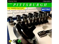 Missing Case for Pittsburgh Finger Ratchet (67973) by trg3dp