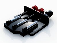 Easier Print: CadetThrottle: Vernier-Style Sim Controls by mattchesters