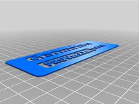 Genmitsu PROVer XXL 6060 name plate for expanded 4030 by jrbcustomdesigns