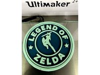 Zelda drinkcoasters (2 pair!) by RaimonElctrncs
