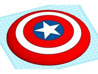 Captain America Shield by grizzie17
