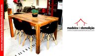MESA DE MADEIRA - MESA RUSTICA - DIAMANTE 1,20X0,80M