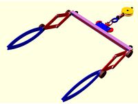 Toys for boys- crane lift-spreader+ wood log scissors by stollew