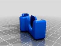 Extruder stabilizer and feed length shortener for Anycubic Predator by Chrischa